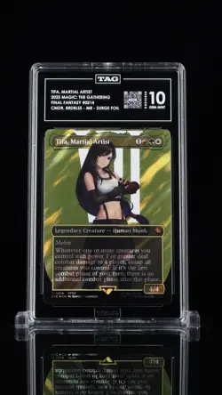 TAG Gem Mint 10 Magic the Gathering Tifa, Surge Foil 214 Final Fantasy - Image 1