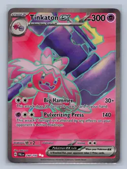 Tinkaton ex 240/193 Ultra Rare Paldea Evolved Pokemon NM - Image 2