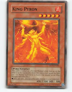 King Pyron #TAEV-EN026 Yugioh Card - Image 1