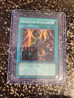 YuGiOh Restructer Revolution DL5-EN001 Duelist League Prize Card Super Rare - Image 1