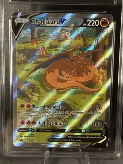 CGC Gem Mint 10 Charizard V SWSH260 Sword & Shield Black Star Promo Pokemon Card - Image 3