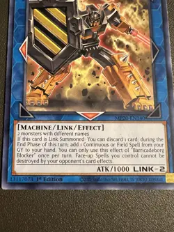 Barricadeborg Blocker - MP20-EN140 - Rare - MP - 1st - Yugioh - Image 3