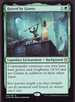 Raised by Giants - 250 Foil MTG CLB - Image 1