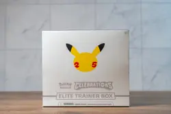 Pokemon TCG Celebrations ETB 25th Anniversary ETB Sealed NEW (very small tear) 820650809439 - Image 2