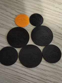 Lot of Official Pokemon TCG Coins - Image 2