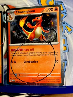 🌀 BIG SWIRL & HOLO BLEED 🌀Charmander & Charmeleon Promo Set Pokemon TCG - NM - Image 2