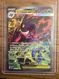 Pokemon 2026 Mega Gengar EX 284/217 Special Illustration Rare Ascended Hero’s - Image 3