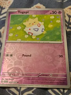Togepi Reverse Holo - 070/191 Surging Sparks Pokemon - Image 2