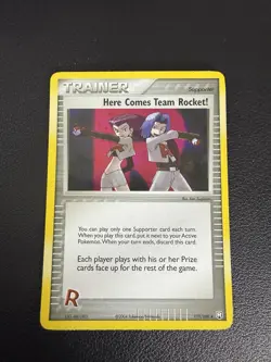 Pokemon TCG Here Comes Team Rocket! EX Team Rocket Returns 111 Secret Rate NM - Image 1