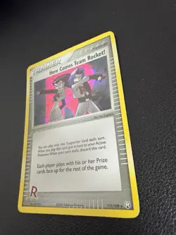 Pokemon TCG Here Comes Team Rocket! EX Team Rocket Returns 111 Secret Rate NM - Image 2