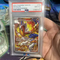 POKEMON PSA 10 2024 SV Twilight Masquerade Infernape 173/167 IR - Image 1