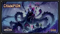 Ursula Sea Witch Queen Champion Playmat Disney Lorcana Ursula’s Return New Seale - Image 1