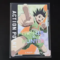 UNION ARENA Hunter x Hunter UE02BT/HTR-1-AP01 AP Gon Freecss Action Point - Image 1