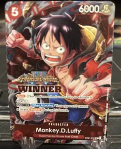 One Piece TCG | Monkey.D.Luffy | Winner Pack Vol. 5 | ST01-012 - Image 1