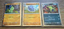Pokemon TCG Larvitar Pupitar Tyranitar Cosmos Holo 3 Card Set Near Mint - Image 1