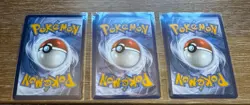Pokemon TCG Larvitar Pupitar Tyranitar Cosmos Holo 3 Card Set Near Mint - Image 2