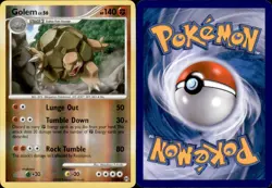 Golem Reverse Holo 19/99 2009 Fighting LP Arceus Rare - Image 1