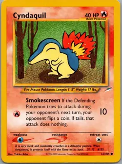 NM - Cyndaquil #061/105 | Common | Neo Destiny - Image 1