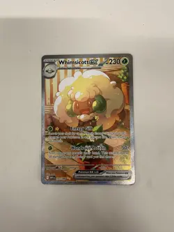 Pokemon TCG Whimsicott EX 165/086 SIR White Flare English Edition NM/M Condition - Image 1