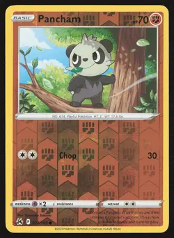 Crown Zenith Pancham #072/159 Reverse Holo Pokemon Card - Image 1