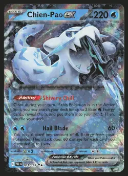 SV02: Paldea Evolved Chien-Pao ex #061/193 Pokemon Card - Image 1