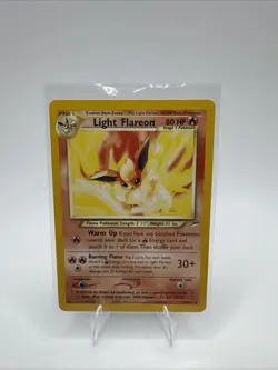 Pokemon Neo Destiny Light Flareon Card 46/105 Regular Uncommon - Image 1