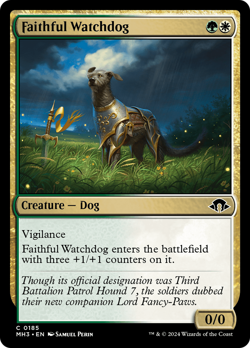 Faithful Watchdog [Modern Horizons 3] Magic MTG - Image 1