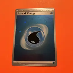 Basic Water Energy Reverse Holo Pokemon Card Scarlet Violet 151 MEW 003 - Image 2