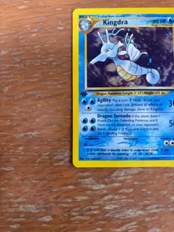 Kingdra Neo Genesis 1st Edition Holo Pokemon Card 8/111 EXCELLENT - Image 5