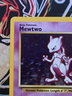 Pokemon TCG - Mewtwo 10/102 - Holo Rare - Base Set Unlimited 1999 WoTC Damaged - Image 3