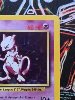 Pokemon TCG - Mewtwo 10/102 - Holo Rare - Base Set Unlimited 1999 WoTC Damaged - Image 4