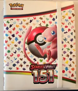 Pokemon Scarlet & Violet 151 Complete 1-165 Reverse Holo/Holo/EX Set + Binder - Image 1