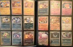 Pokemon Scarlet & Violet 151 Complete 1-165 Reverse Holo/Holo/EX Set + Binder - Image 4
