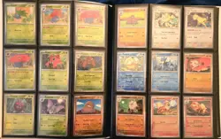 Pokemon Scarlet & Violet 151 Complete 1-165 Reverse Holo/Holo/EX Set + Binder - Image 5
