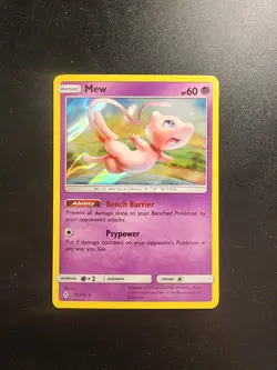 Pokemon Mew 76/214 Unbroken Bonds Holo Rare LP Condition - Image 1