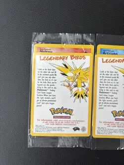 Pokemon Card Black Star Promo Sealed 3x Legendary Birds Zapdos Articuno Moltres - Image 2
