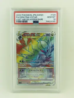 Pokemon Giratina VSTAR 120/100 S11: Lost Abyss Hyper Rare Full Art Holo PSA 10 - Image 1