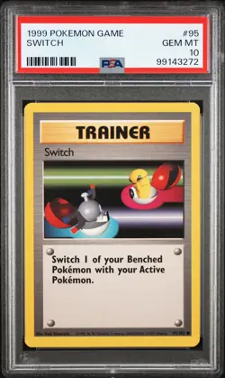 1999 POKEMON GAME #95 SWITCH PSA 10 - Image 1