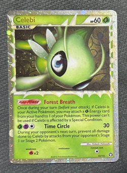 Pokemon Celebi Prime HGSS Triumphant 92/102 Holo - LP - Image 1