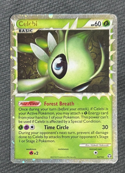 Pokemon Celebi Prime HGSS Triumphant 92/102 Holo - LP - Image 3