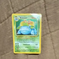 Pokemon Venusaur Base Set Holo Rare 15/102 100 HP 1999 English TCG Wizards - Image 1