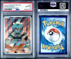 Pokemon TCG Marshadow Illustration Rare Mega Evolution 146/132 PSA 10 - Image 3