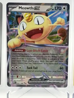 Pokemon Meowth ex 062/088 Perfect Order Raticate Rufflet RH Lot 061/088 131/189 - Image 2