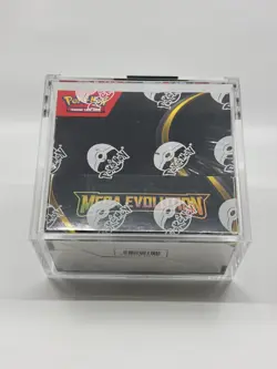 Pokemon TCG Booster Box Premium Acrylic Display Case magnetic lid UV+ Protection - Image 1