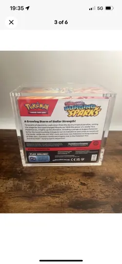 Pokemon TCG Booster Box Premium Acrylic Display Protector Case - Fit Modern Sets - Image 3