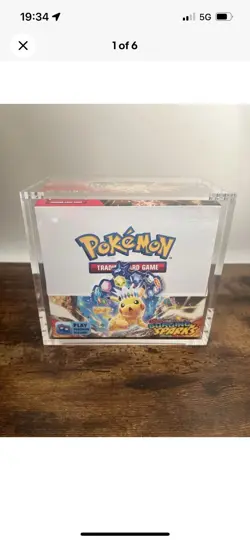 Pokemon TCG Booster Box Premium Acrylic Display Protector Case - Fit Modern Sets - Image 4