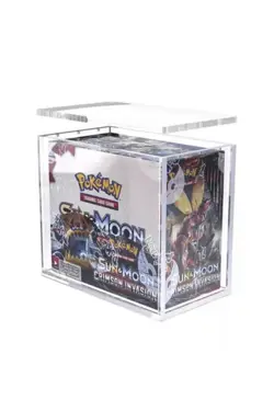 3x Pokemon TCG Booster Box Premium Acrylic Display Protector Case - Image 1