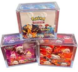3x Pokemon TCG Booster Box Premium Acrylic Display Protector Case - Image 2