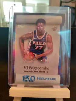 2025-26 Topps Holiday - Making the Nice List VJ Edgecombe #ML-3 (RC) - Image 1