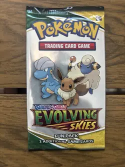 Pokemon Evolving Skies Fun Pack Lot - 3 Card Booster Packs - 100 Pack Lot - Image 2